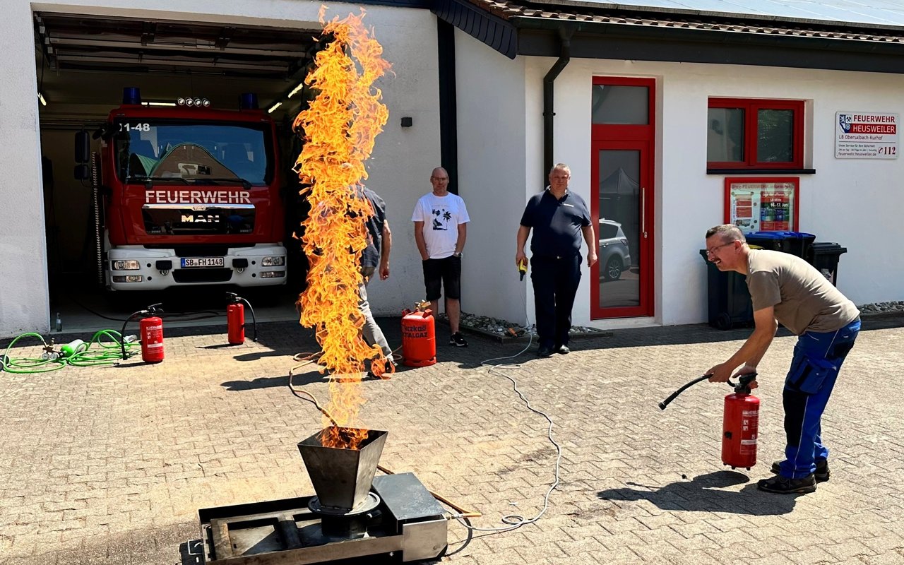 Brandschutzhelferschulung bei DKT